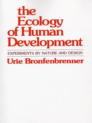 cover image of The Ecology of Human Development